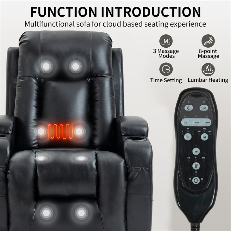 Position Single Motor Up to 350 LBS Power Lift Recliner Chair for Elderly gallery