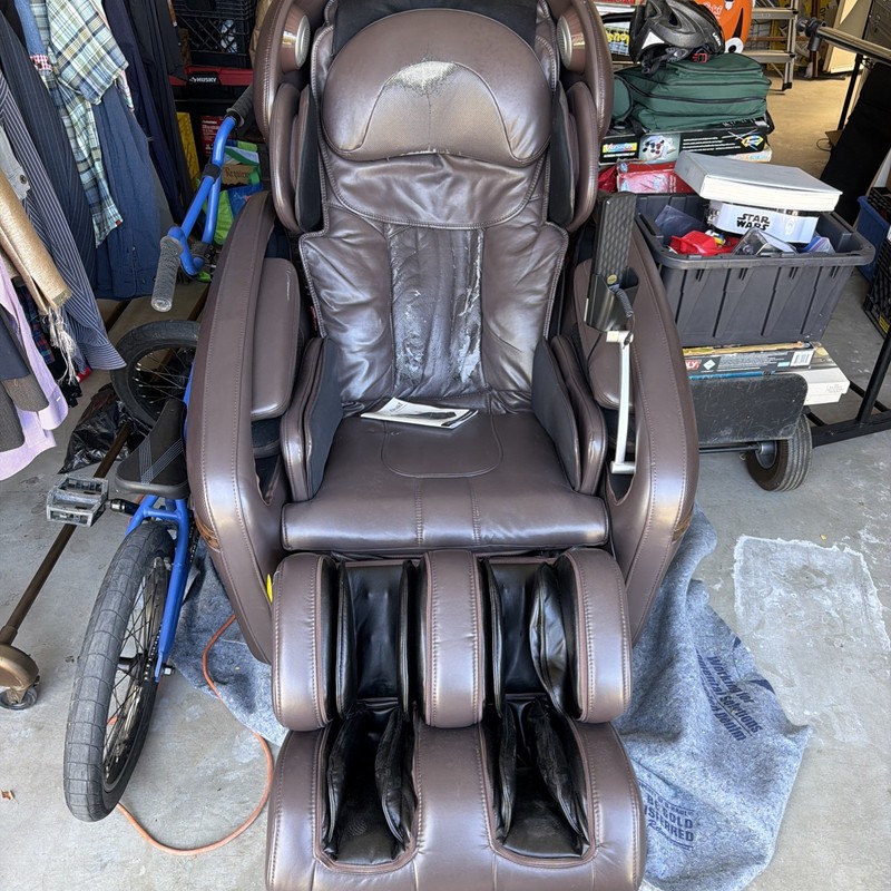 OS-3D Brown Osaki Pro Cyber 2.0 3D Zero Gravity Massage Chair Recliner