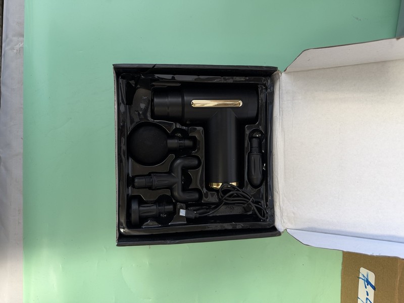 SMS Massage Gun Deep Tissue Percussion Massager w/ Attachments & Cable gallery