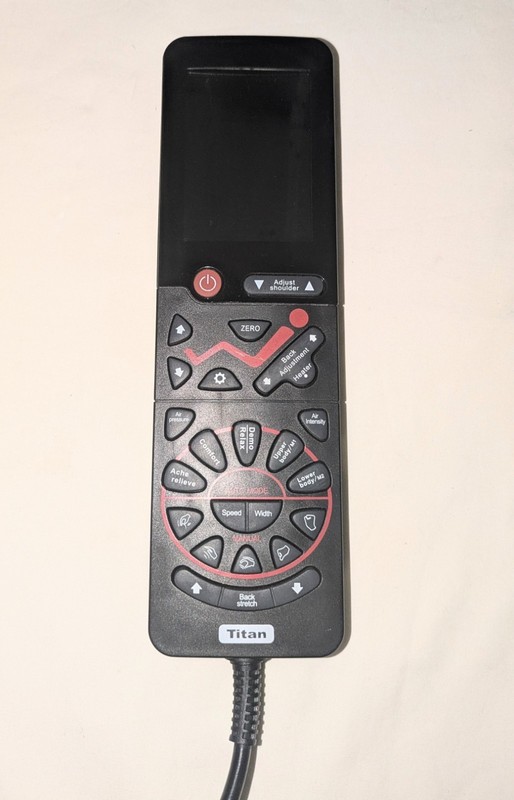 Titan TP-8400 Massage Chair Remote Control Hand Control