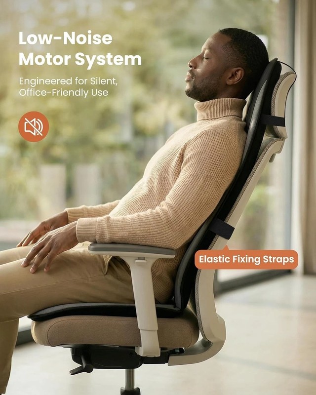Quiet Vibration Massage Chair Pad for Office and Home - Graphene Heated Comfort gallery