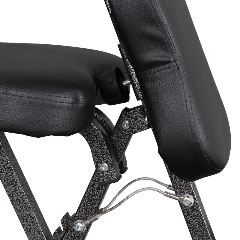 Portable Folding Massage Chair PU Leather Pad Tattoo Spa W/Carrying Case Black gallery