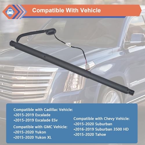 Left Rear Tailgate Power Lift Support Shock Strut Compatible with Chevy GMC gallery