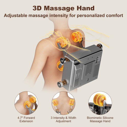 Black Full Body 3D Zero Gravity Massage Chair Recliner LCD Touch Screen Bluetoot gallery