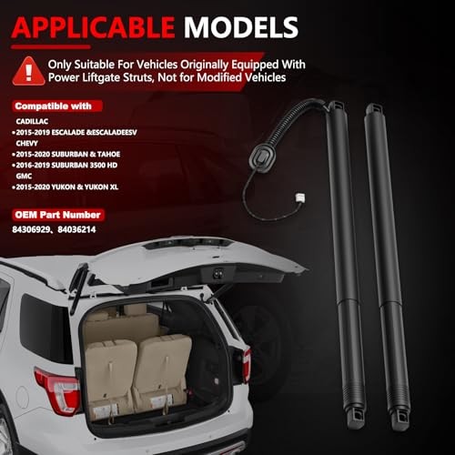 Rear Tailgate Power Lift Support Shock Strut Compatible with Chevy 84306929 gallery