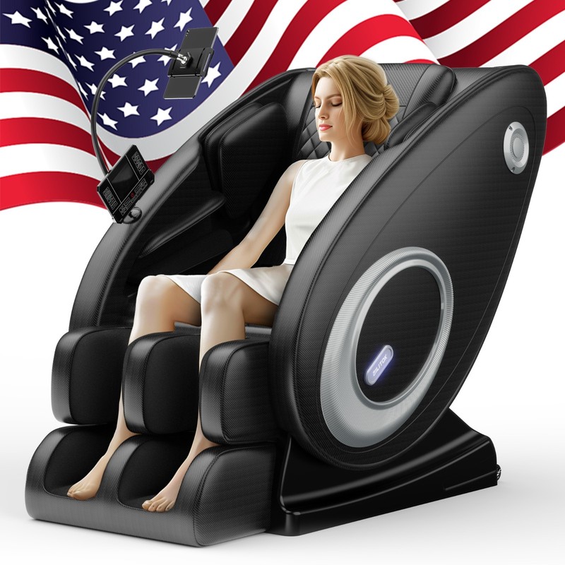 Full Body Zero Gravity Massage Chair Recliner Air Pressure Heated 5 Auto Modes gallery