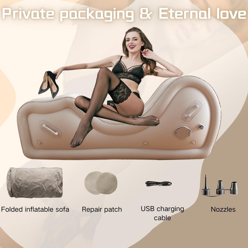 Sex Furniture Sofa Position Aid for Couples BDSM, Automatic Inflatable Chair wit gallery