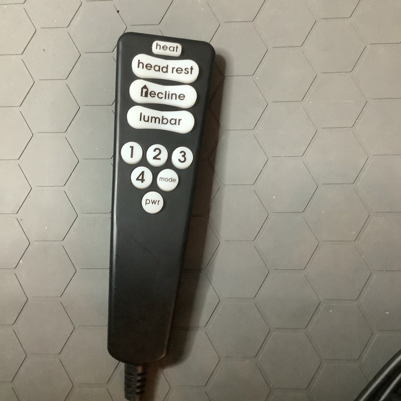 Ashley Furniture Catnapper Power Headrest & Lumbar Heat/ Message Remote 4HR3B06 gallery