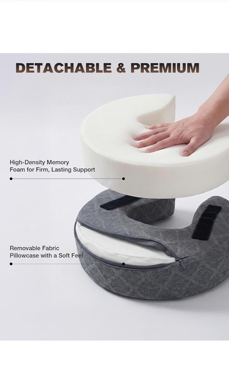 Adjustable Massage Headrest with Arm Rest - Portable Home Massage gallery