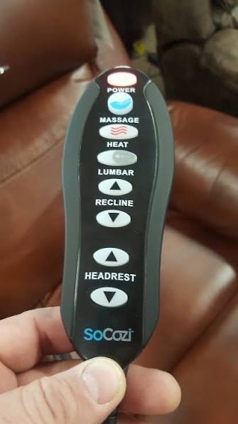 BRAND NEW! SoCozi Recliner Chair Remote HEAT MASSAGE LUMBAR