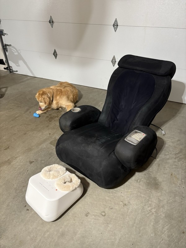The Sharper Image iJoy Massage Chair And Sharper Image Heated Foot Massager gallery