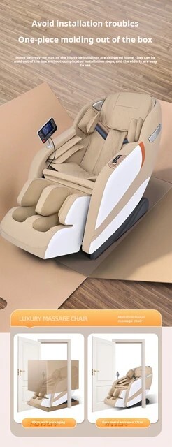 Luxury Full Body 4D Zero Gravity Massage Chair Heating SL Foot 180° Bluetooth gallery