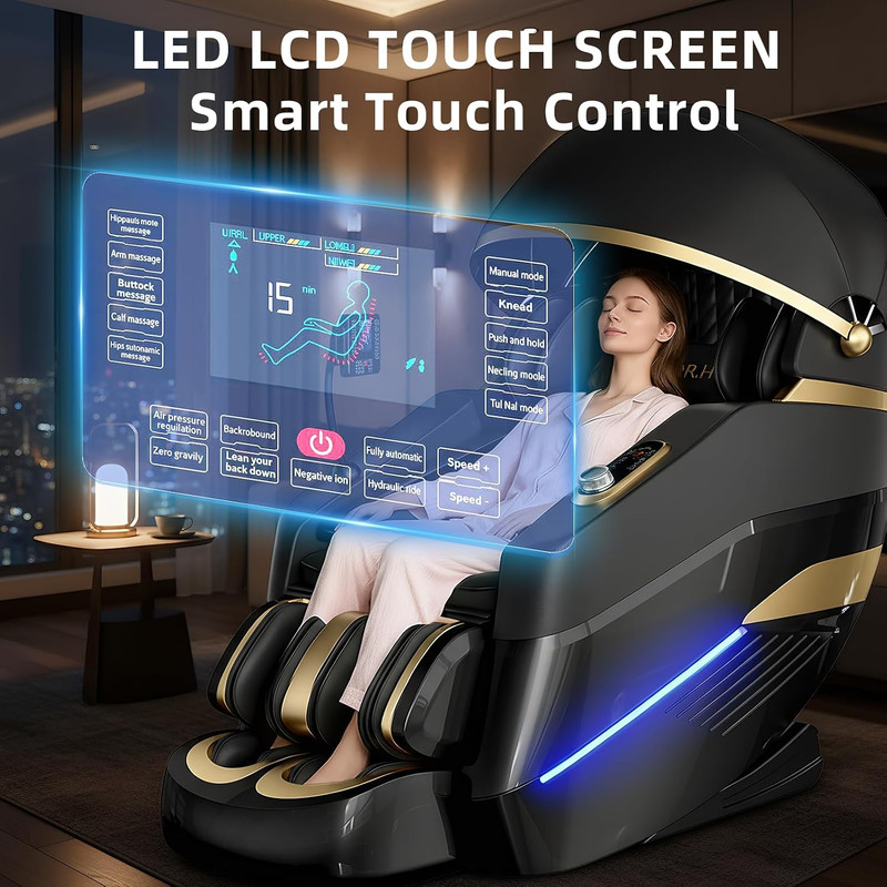 2026 Full Body Shiatsu Massage Chair with Heat, Zero Gravity & Airbag Massage gallery