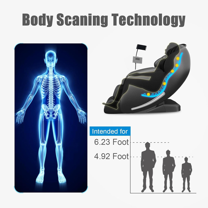 2025 Zero Gravity Massage Chair with Heat & APP Control for Ultimate Relaxation gallery