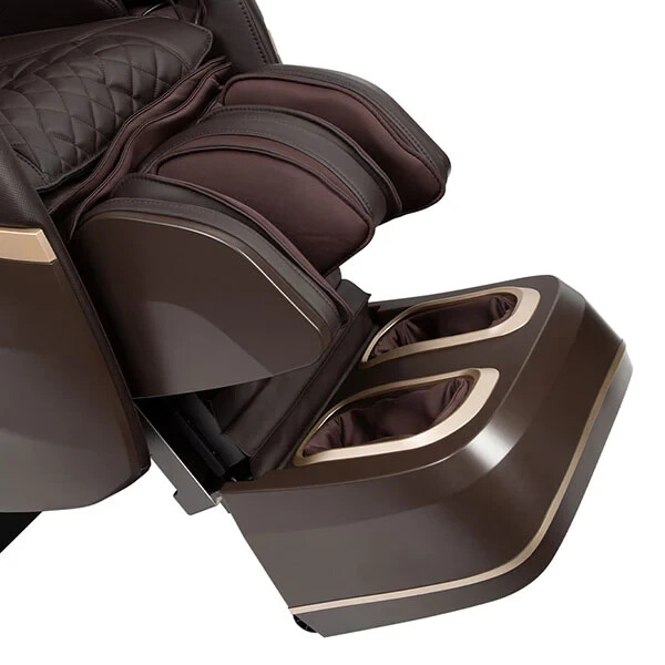 AmaMedic Hilux 4D SL-Track Zero Gravity Heated Massage Chair - Brown, Open Box gallery