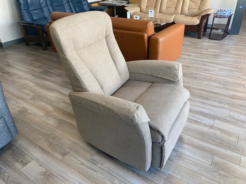 IMG Prince RG201 Med Manual Relaxer Recliner Chair Caprice 102 Cashmere Fabric gallery