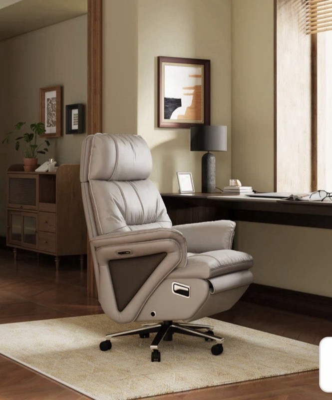 Okup Leather Electric Massage Recliner w/ Side Control Panel office chair gallery