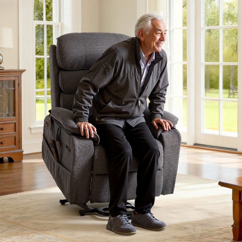 Uimoso Power Lift Recliner Chair with Massage and Heating Functions for Seniors gallery