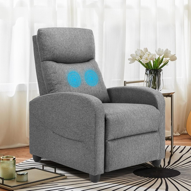 Massage Recliner Chair for Adults, Adjustable Home Theater Seating with Lumbar S gallery