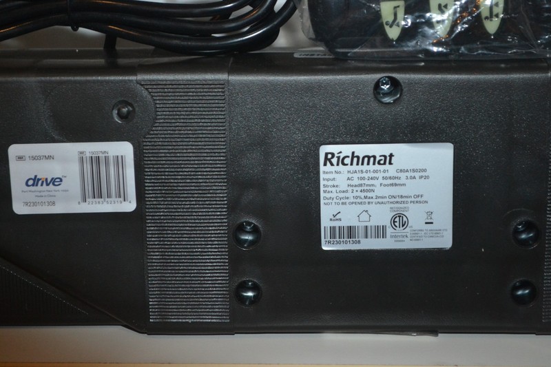 Drive Medical Delta Motor w/Remote For Head /Footspring 15037MN HJA1S-01-001-01 gallery