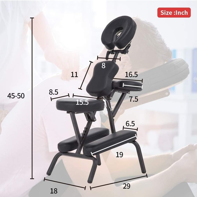 Professional Massage Chair - Lightweight Folding Leather Salon w/Carry Case gallery