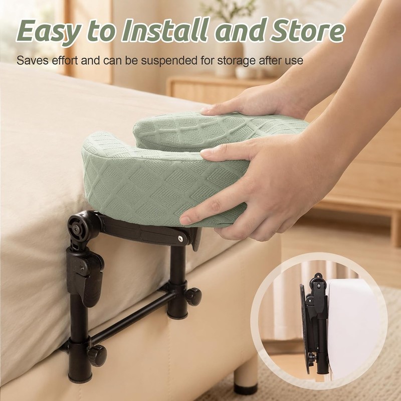 Ultra-Lightweight Massage Headrest for Bed - Hygienic & Portable Design gallery