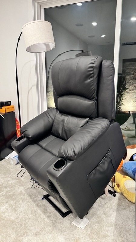 Electric Power Lift Recliner Chair Sofa Vibration Massage & Heat Remote Control gallery