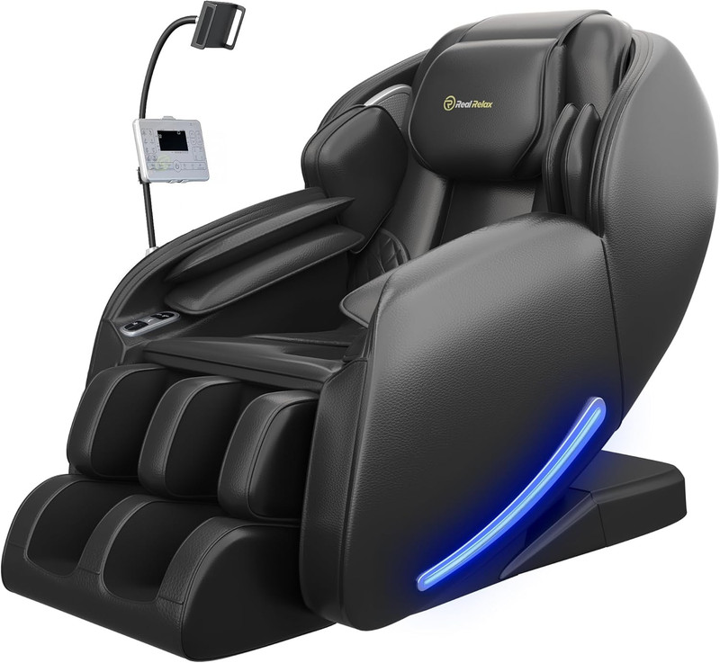 Massage Chair Full Body with Unique Phone Controller, Zero Gravity 3D Sl-Track R