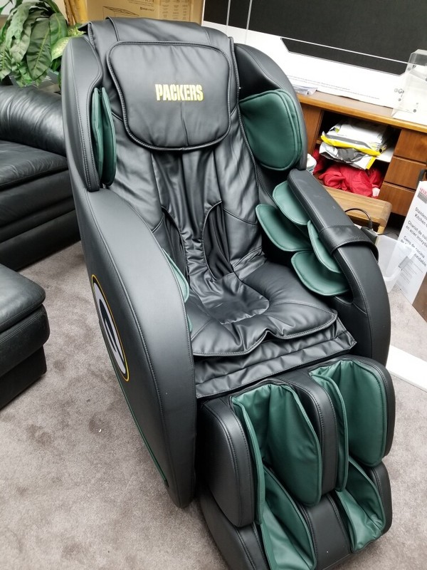 New Electric Full Body Massage Chair Foot Roller Zero Gravity w Heat NFL LOGO gallery