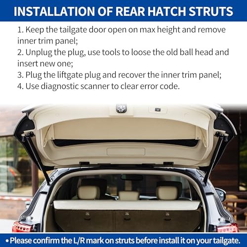 Rear Tailgate Power Lift Support Liftgate 78x16x8cm for Infiniti QX50 19-20 gallery
