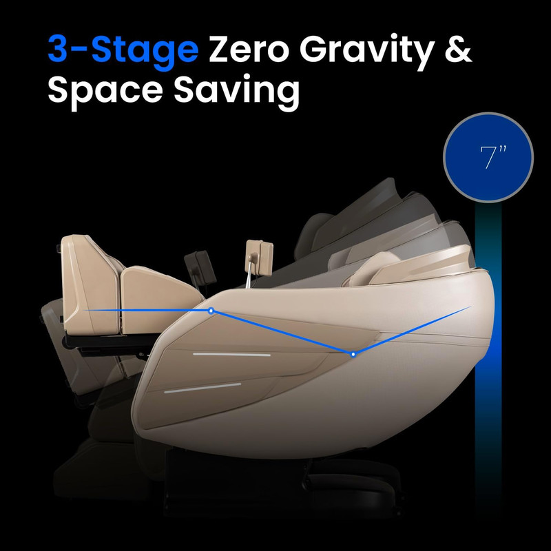 Osaki OS-3D Champ II Taupe Massage Chair | 3D SL-Track | Zero Gravity & Heat gallery
