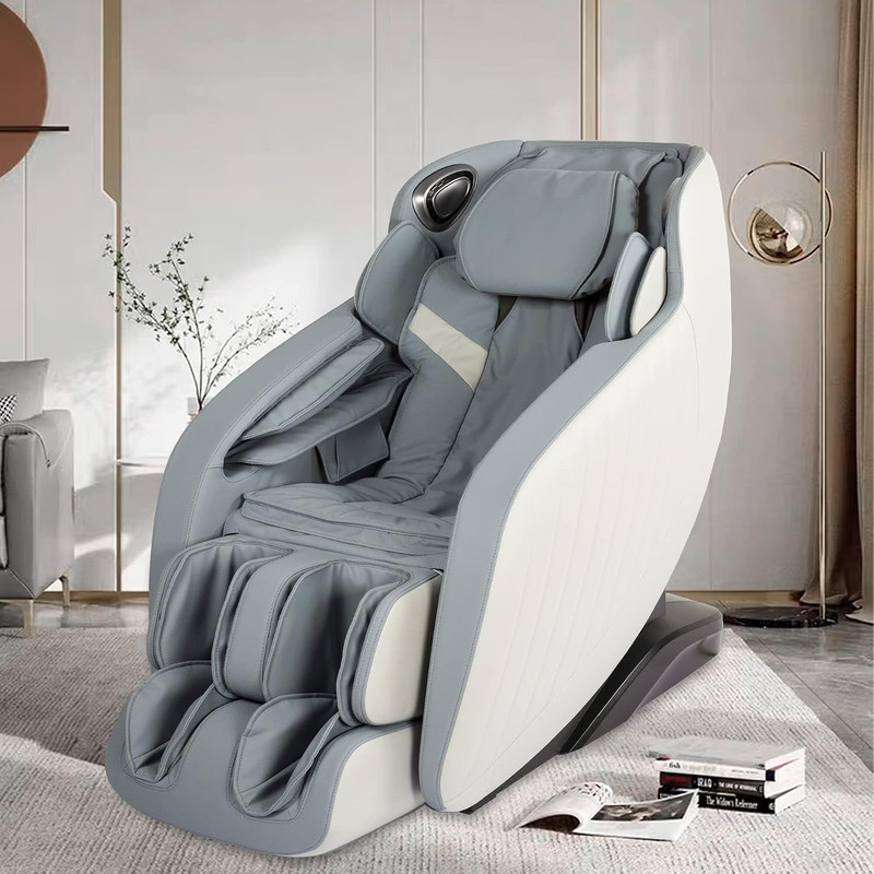 Zero Gravity Full Body Massage Chair with Bluetooth & Heat Therapy, Blue gallery