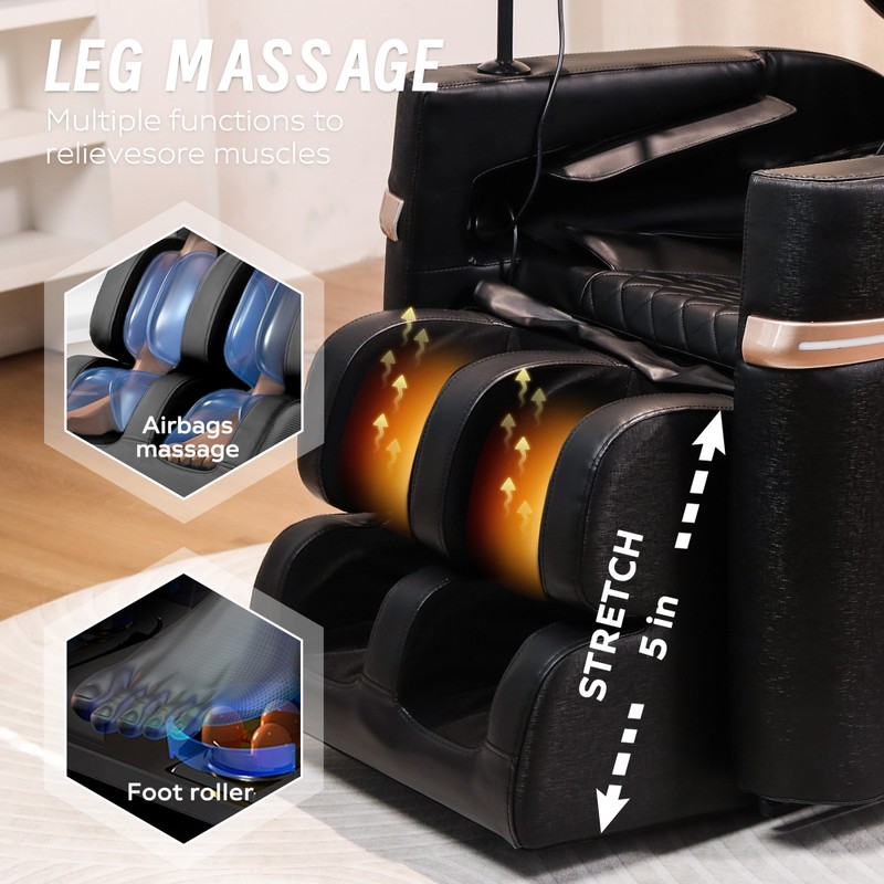 Full Body Massage Chair Recliner with Zero Gravity & Air Pressure gallery