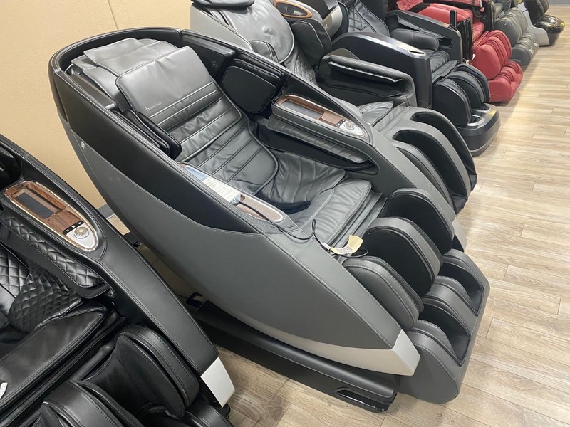 Gray Human Touch Super Novo 2.0 Zero Gravity 4D S L Track Massage Chair Recliner gallery