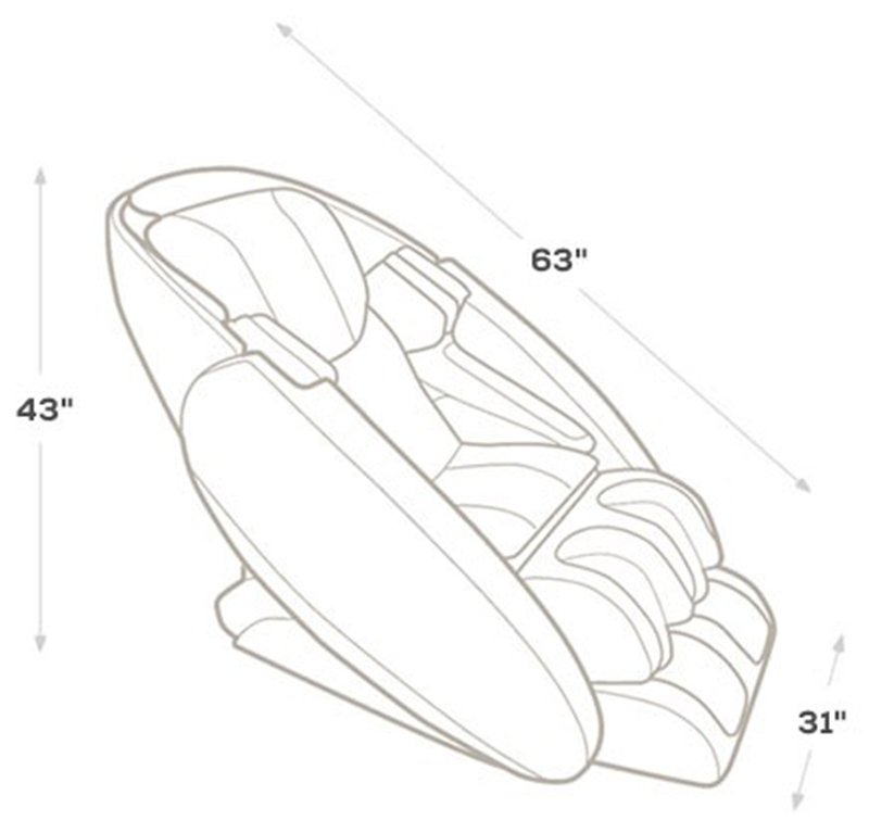 Human Touch Novo XT Full Body Zero Anti Gravity Massage Chair Recliner in Cream gallery