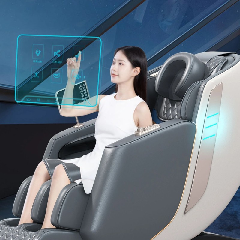 4D Massage Chair Full Body Zero Gravity SL-Track Shiatsu Massage Recliner Chair gallery