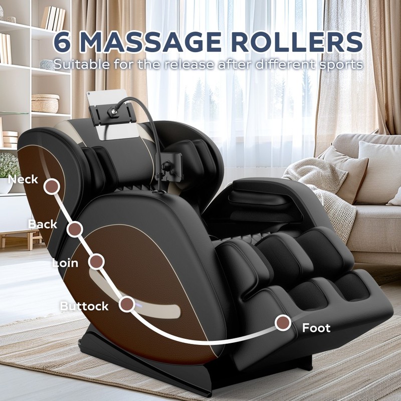 Zero Gravity Massage Chair Recliner w/ 8Massage Heads and Full-body Air Pressure gallery