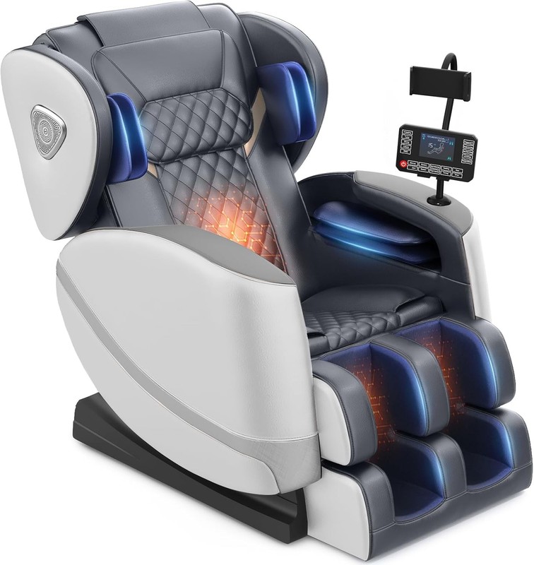 FURNIMAT 2026 Massage Chair Full Body, Zero Gravity Massage Chair with 10 Fix Ro