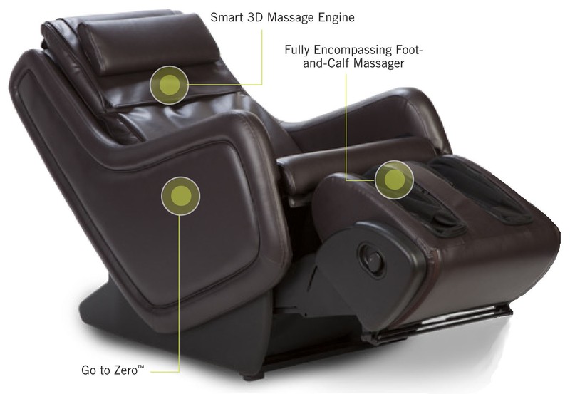 Human Touch ZeroG 4.0 Zero Gravity Immersion Seating Massage Chair Recliner gallery