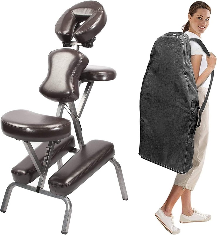 Lightweight Steel Frame Massage Chair, Adjustable & Portable gallery