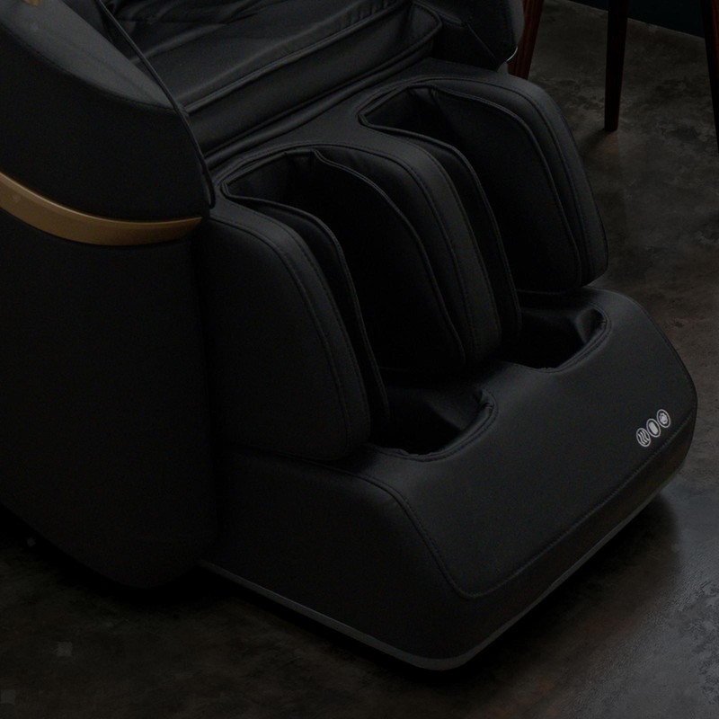 Black Massage Chair with Controller - Shiatsu Kneading, Recline & Targeted Heat gallery