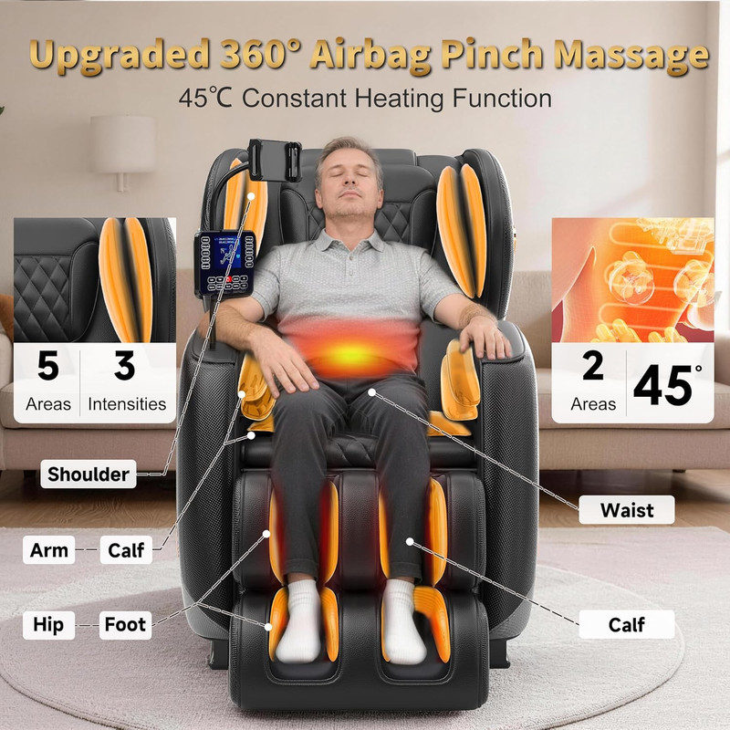 2026 Massage Chair Full Body, Zero Gravity Massage Chair Recliner - Upgraded 10- gallery