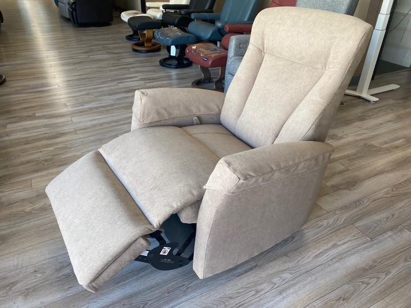 IMG Prince RG201 Med Manual Relaxer Recliner Chair Caprice 102 Cashmere Fabric gallery