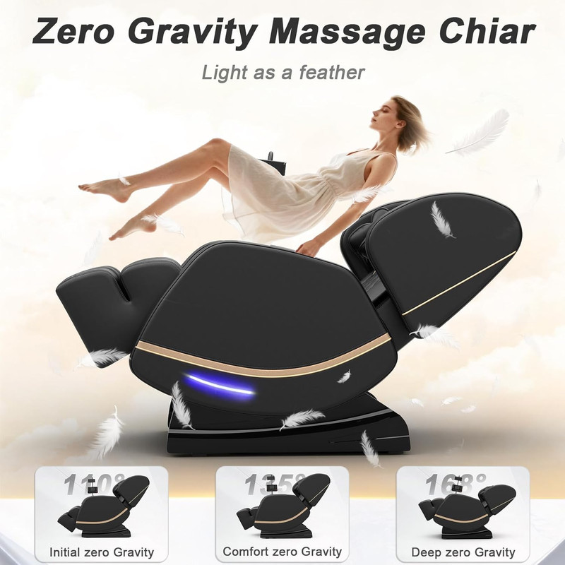 SL Track 2026 Massage Chair Full Body, Zero Gravity Massage Chair with Back Heat gallery