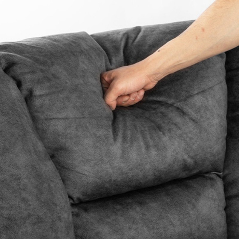 Electeic Massage Recliner Velvet Sofa Chair with Heating Vibration 330lb Load gallery
