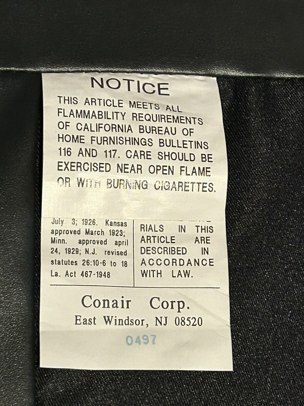 ConAir Massage Chair Cushion Therapeutic Not Used No Box Black gallery