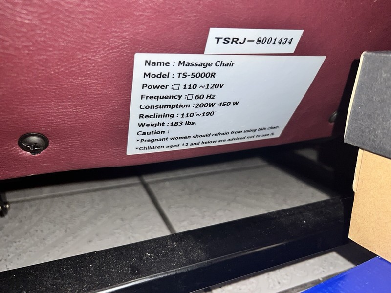Neox massage chair TS5000 gallery