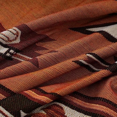 Brown Aztec Navajo Throw Blanket (51''x 63'') Southwest Bed Throws Cover gallery