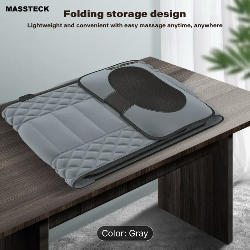 Full Body Massage Pad with Heating Function Neck Massager, 10 Vibrating Motors gallery