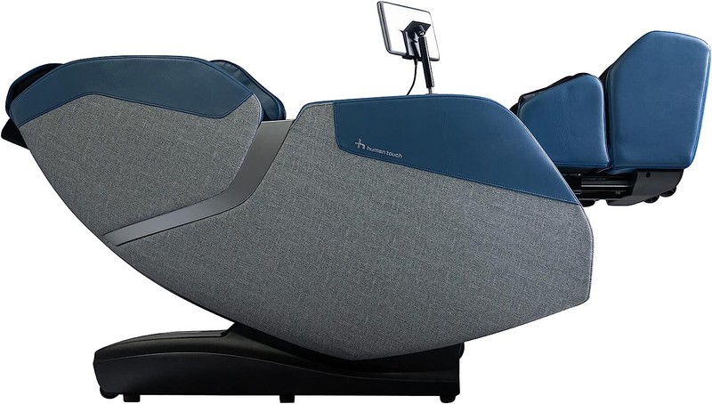 Human Touch WholeBody Rove Massage Chair Recliner with heat and stretch Sky Blue